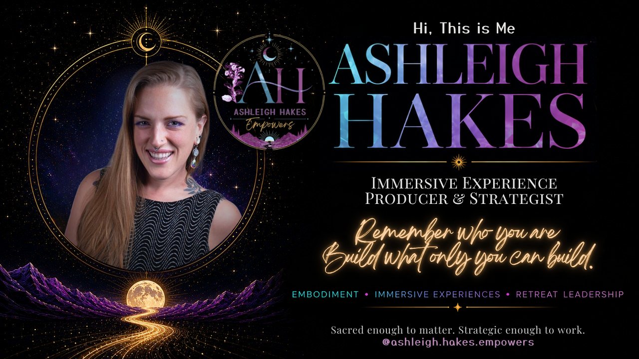 Ashleigh Hakes, Immersive Experience Producer and Strategist