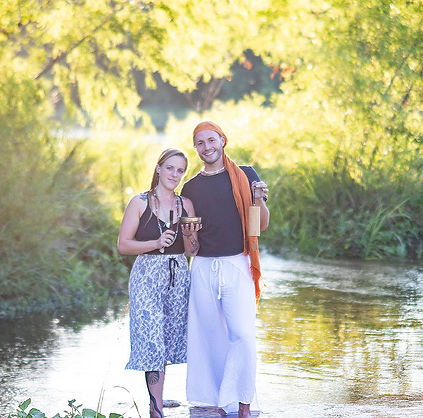 Sacred Explorer founders Ashleigh Hakes and Adam DiMarco